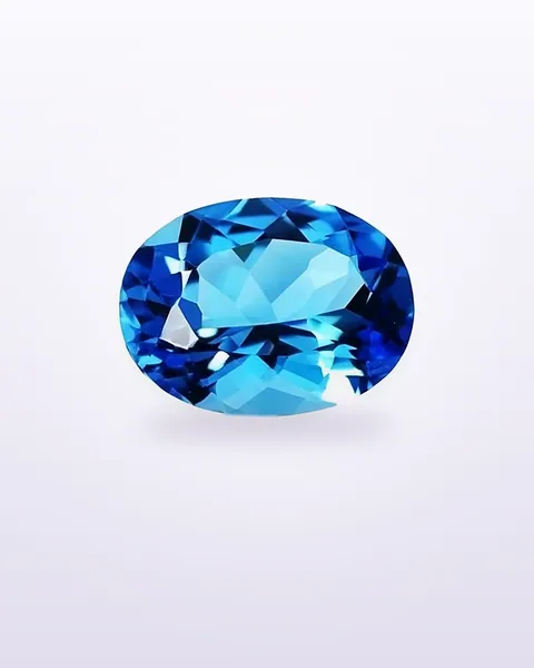 Blue Topaz – 9.75 ct, Oval from Pakistan