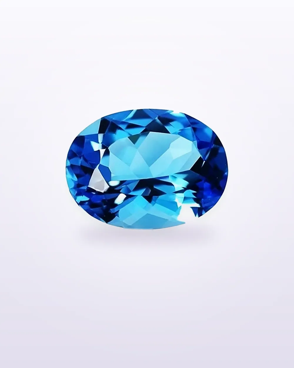 Blue Topaz – 9.75 ct, Oval from Pakistan